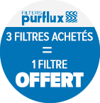 3 filtres achetés = 1 filtre offert
