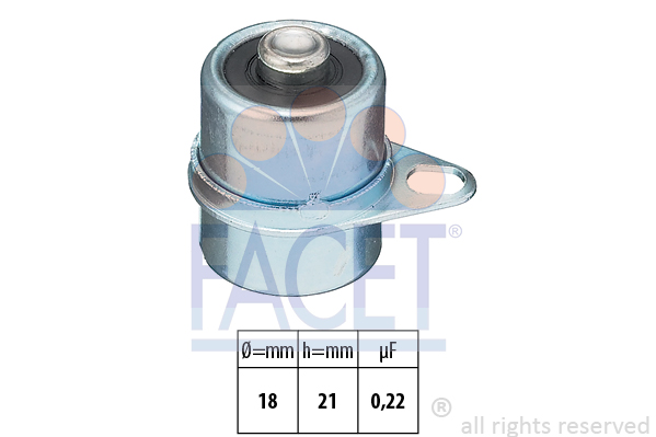 Condensateur d'allumage FACET 0.0251 (X1)