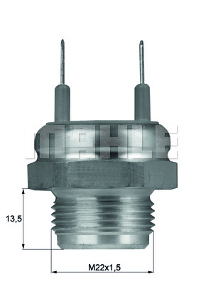 Interrupteur de temperature, ventilateur de radiateur BEHR TSW 2 (X1)