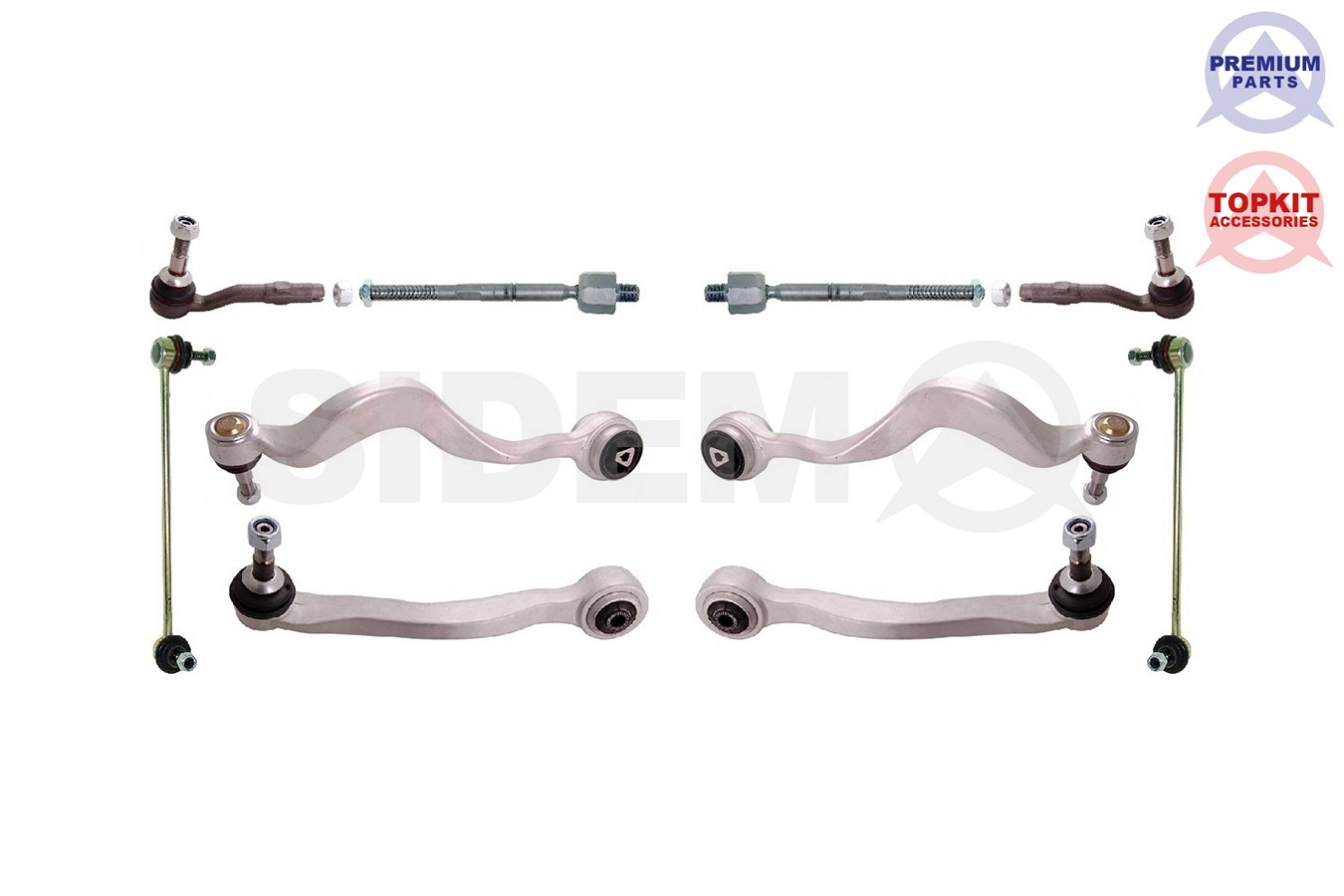 Kit de reparation bras de suspension BMW 5 525 d 177cv (E60) (130kw) Yakarouler