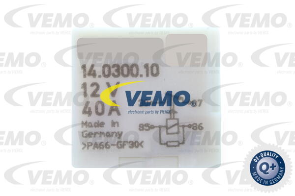 Relais, chasse du ventilateur de radiateur VEMO V15-71-0004 (X1)