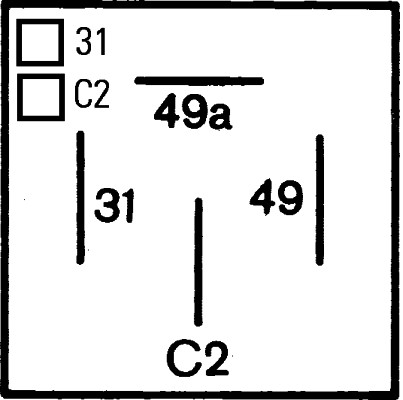 Centrale clignotante HELLA 4DM 003 360-021 (X1)