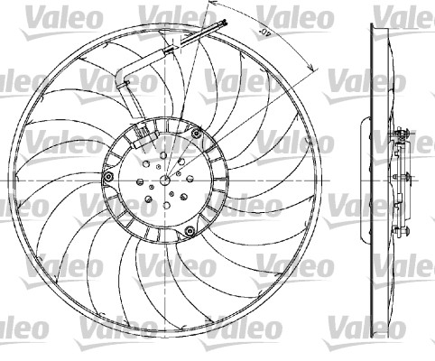 Ventilateur de radiateur VALEO 698610 (X1)