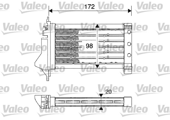 Chauffage VALEO 812249 (X1)