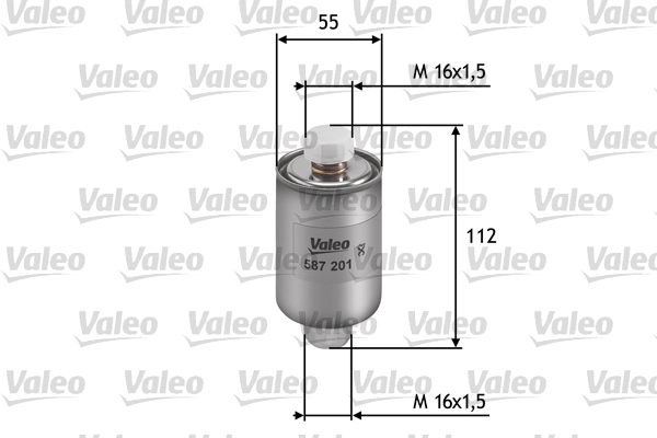 Filtre a  carburant VALEO 587201 (X1)