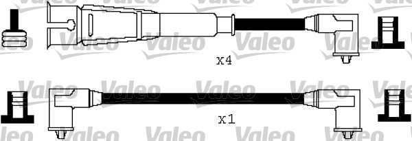 Cable d'allumage VALEO 346266 (X1)