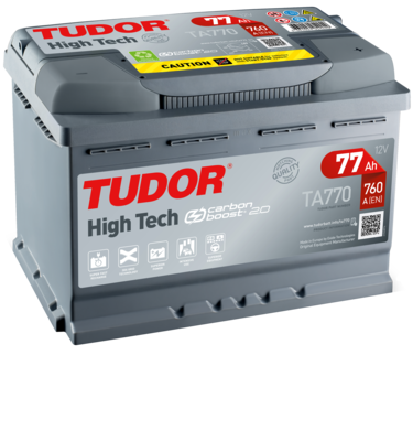 Batterie TUDOR 77 Ah - 760 A TA770 (X1)