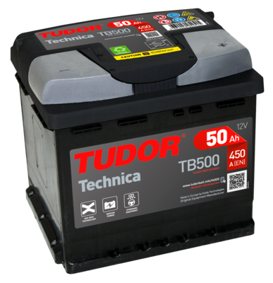 Batterie TUDOR 50 Ah - 450 A TB500 (X1)