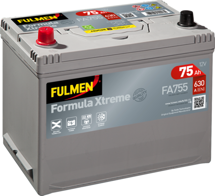 Batterie FULMEN 75 Ah - 630 A FA755 (X1)