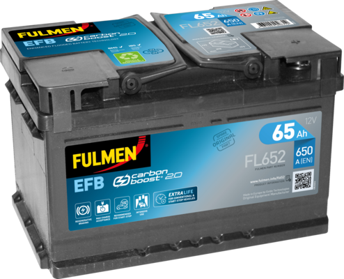 Batterie FULMEN 65 Ah - 650 A FL652 (X1)