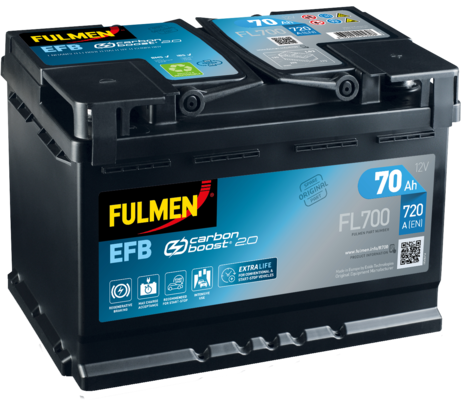 Batterie FULMEN 70 Ah - 760 A Start & Stop FL700 (X1)