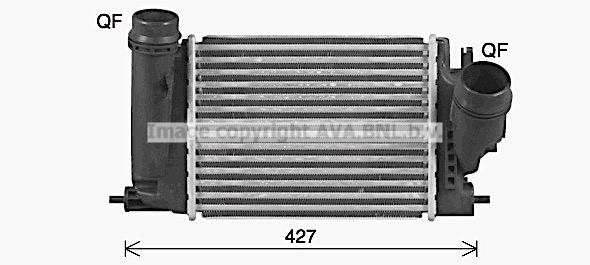 Intercooler radiateur de turbo AVA QUALITY COOLING DN4469 (X1)