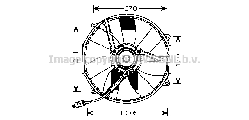 Ventilateur de radiateur AVA QUALITY COOLING MS7512 (X1)