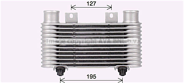 Intercooler radiateur de turbo AVA QUALITY COOLING MZ4239 (X1)