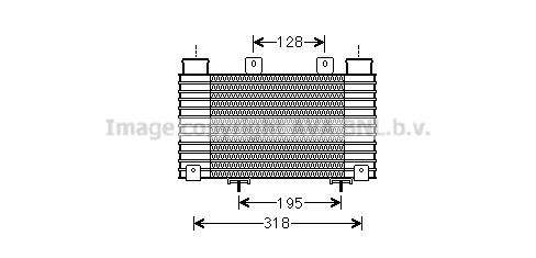 Intercooler radiateur de turbo AVA QUALITY COOLING MZA4250 (X1)