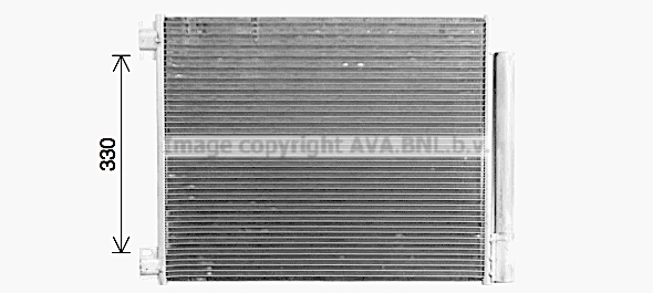 Condenseur / Radiateur de climatisation AVA QUALITY COOLING RT5653D (X1)