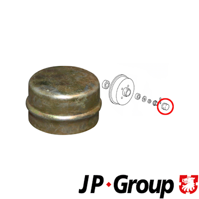 Roulement / moyeu / roue JP GROUP 1151450200 (X1)