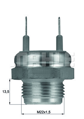 Interrupteur de temperature, ventilateur de radiateur MAHLE TSW 1 (X1)