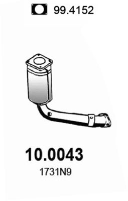 Catalyseur ASSO 10.0043 (X1)