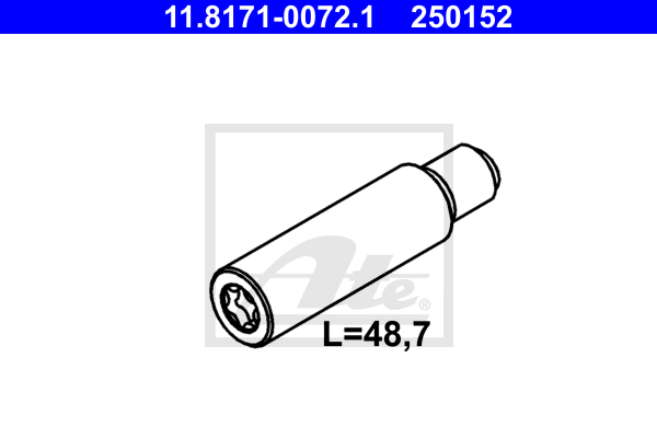 Divers etrier de frein ATE 11.8171-0072.1 (X1)