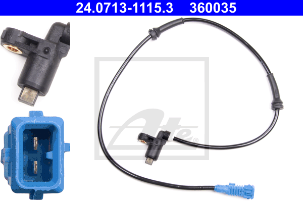 Capteur ABS ATE 24.0713-1115.3 (X1)