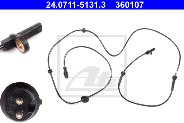 Capteur ABS ATE 24.0711-5131.3 (X1)