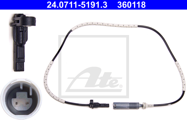 Capteur ABS ATE 24.0711-5191.3 (X1)