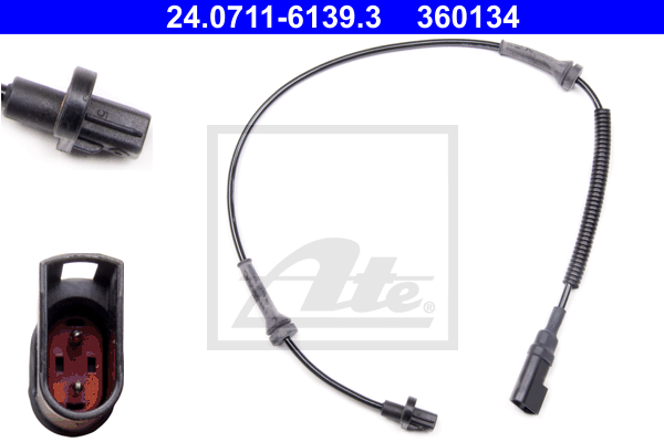Capteur ABS ATE 24.0711-6139.3 (X1)