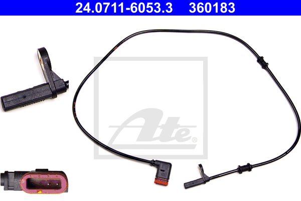 Capteur ABS ATE 24.0711-6053.3 (X1)