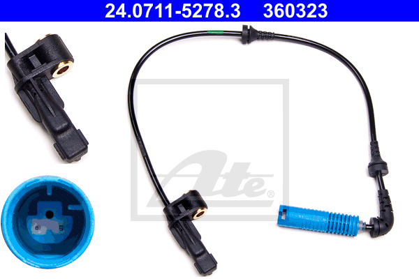 Capteur ABS ATE 24.0711-5278.3 (X1)