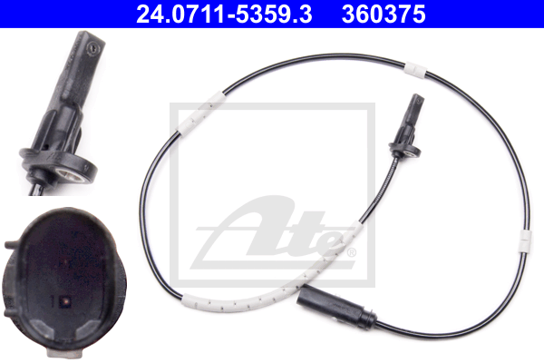 Capteur ABS ATE 24.0711-5359.3 (X1)