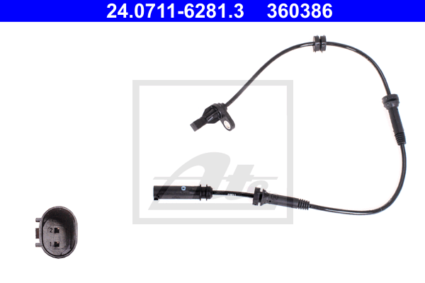 Capteur ABS ATE 24.0711-6281.3 (X1)