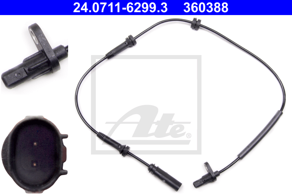 Capteur ABS ATE 24.0711-6299.3 (X1)