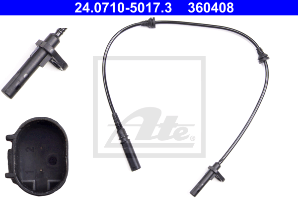 Capteur ABS ATE 24.0710-5017.3 (X1)