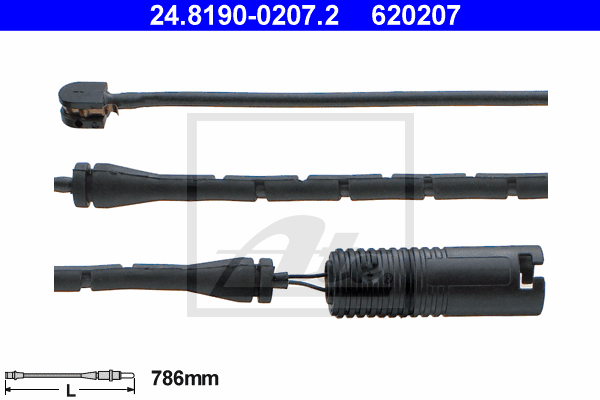 Temoin d'usure de frein ATE 24.8190-0207.2 (X1)