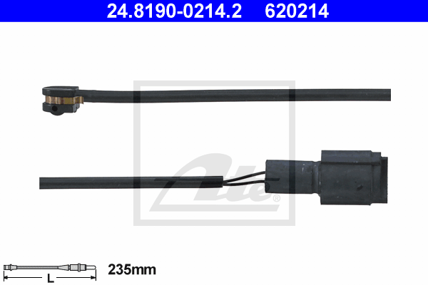 Temoin d'usure de frein ATE 24.8190-0214.2 (X1)