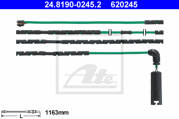 Temoin d'usure de frein ATE 24.8190-0245.2 (X1)