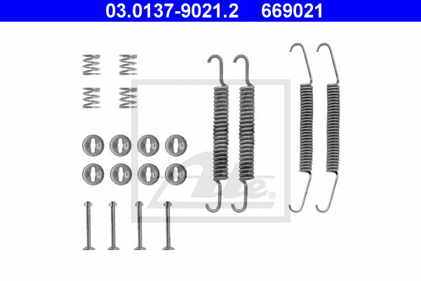 Kit de montage machoires de frein ATE 03.0137-9021.2 (X1)