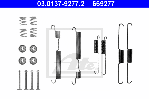 Kit de montage machoires de frein ATE 03.0137-9277.2 (X1)