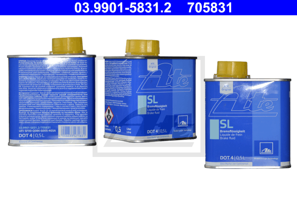 Liquide de frein ATE 03.9901-5831.2 (X1)