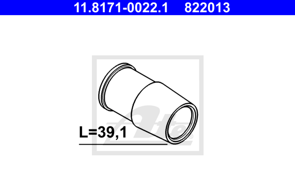 Vis de purge d'air de soupape et d'étrier de frein ATE 11.8171-0022.1 (X1)