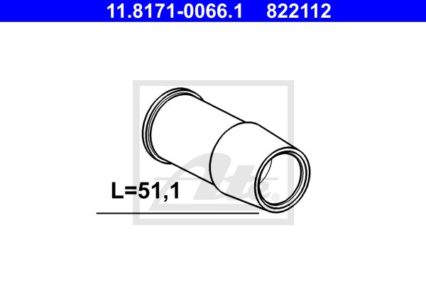 Vis de purge d'air de soupape et d'étrier de frein ATE 11.8171-0066.1 (X1)