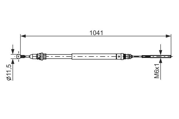Cable de frein à main BOSCH 1 987 477 954 (X1)