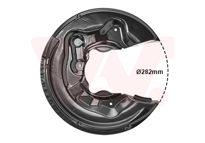 Déflecteur disques de freins VAN WEZEL 0334373 (X1)