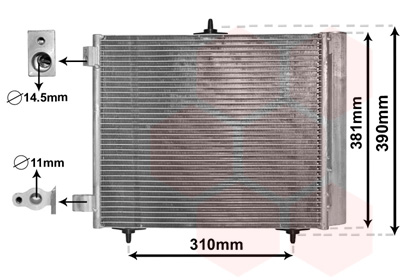 Condenseur / Radiateur de climatisation VAN WEZEL 09005205 (X1)