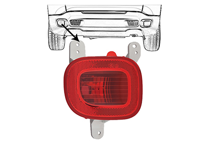 Optique / phare / feu VAN WEZEL 2128929 (X1)
