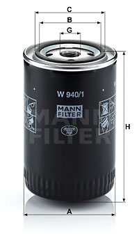 Filtration MANN-FILTER W 940/1 (X1)