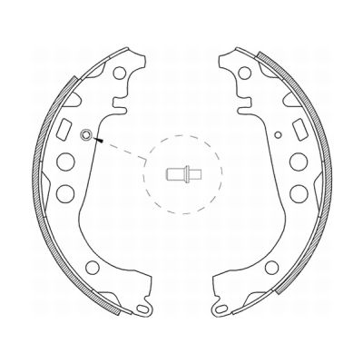 kit de frein arrière simple ou prémonté ABE C02059ABE (X1)
