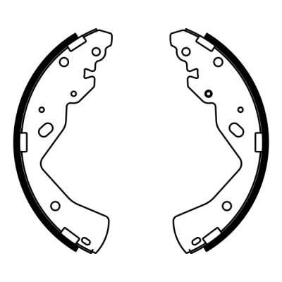kit de frein arrière simple ou prémonté ABE C03038ABE (X1)