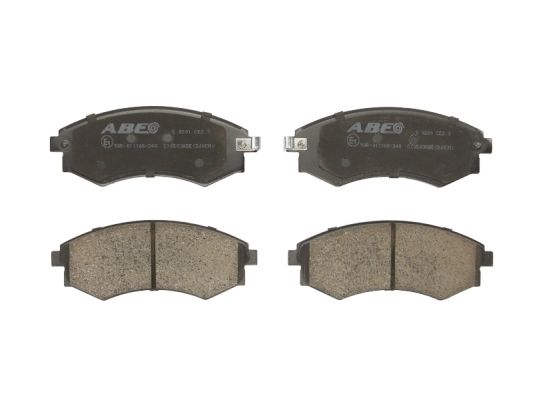 Plaquettes de frein avant ABE C10503ABE (X1)